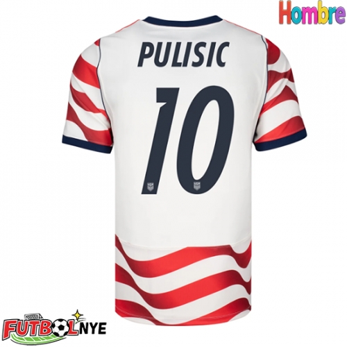 Camiseta Estados Unidos Christian Pulisic #10 Primera Equipación Mundial 2026 manga corta